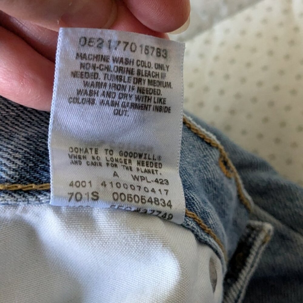 Levi's 505 Light Blue - Picture 6 of 7